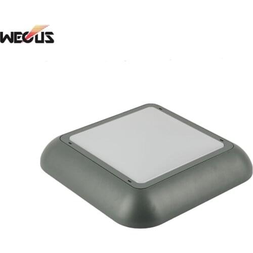 WECUS) Die-cast aluminum ceiling lamps. Outdoor balcony light square ceiling light, modern minimalist aisle LED ceiling light