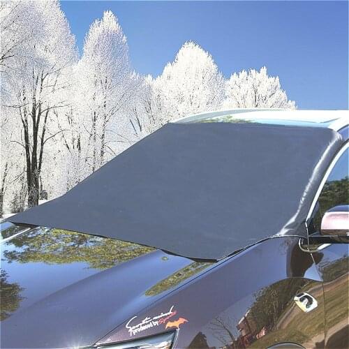 Magnetic Car Front Windscreen Cover Automobile Sunshade Cover Car Windshield Snow Sun Shade Waterproof Car Cover 210*120cm