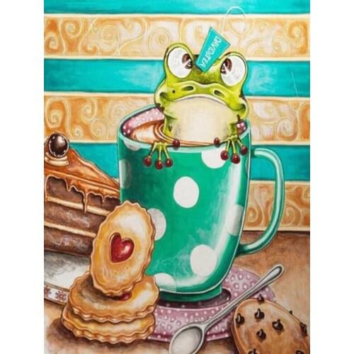 Diamond Painting Kits Embroidery diamond Scalloped Edge scene Animal Child Home Decor landscape flower art DIY Poured Glue