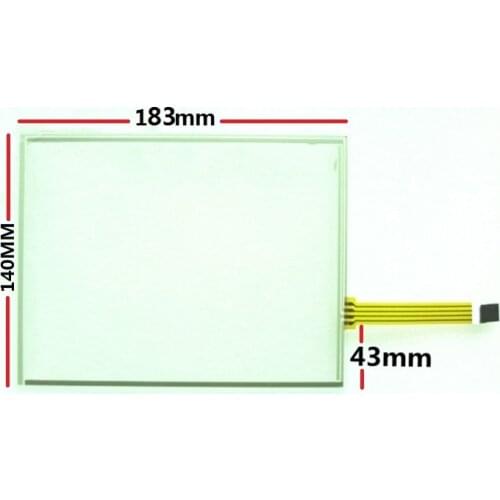 New 8 inch 4 wire resistance dedicated high quality display film touch screen touch screen touch panel 183*140mm