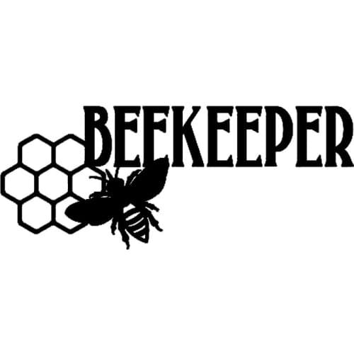 Personality Beekeeper Honeycomb Vinyl Car Sticker Decal Beekeeping Honey Bees Hive Cover Scratch Waterproof Apply To Car Window