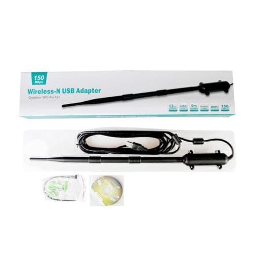 High Power 1000M Outdoor WiFi USB Adapter WiFi Antenna 802.11b/g/n Signal Amplifier USB 2.0 Wireless Network Card Receiver Newst