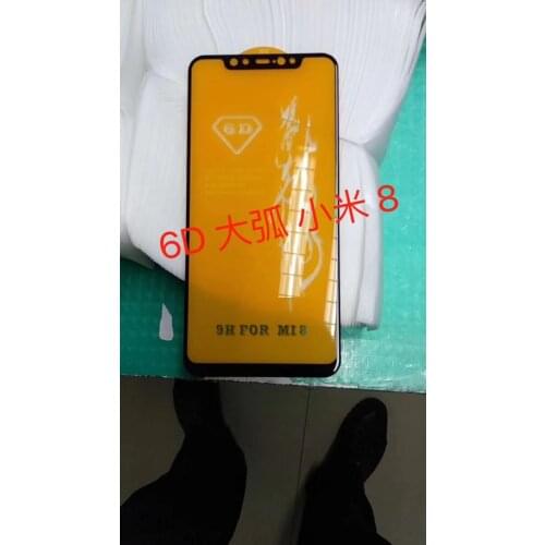 Bonaier For Xiaomi Mi8 Tempered Glass 9H 2.5D Full Cover& Full Glue Screen Protector For Xiaomi Mi 8 Glass Film+Free Gift