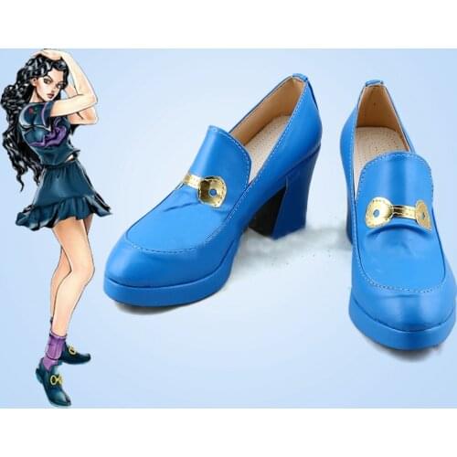 Cosplaydiy JoJos Bizarre Adventure Yamagishi Yukako Cosplay Costume Shoes Girls Women Shoes L320