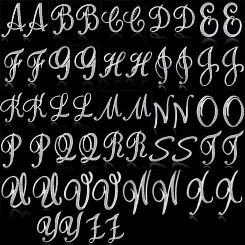 2019 New Design Classic 26 Letters Stud Earrings Fashion Jewelry For Women Crystal Rhinestone Trendy Earrings