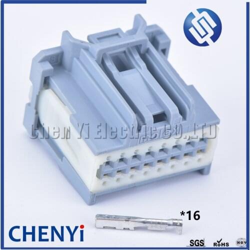 1 set molex 16 pin 347290161 not waterproof auto connector wiring harness plug female car electric cable connection 34729-0161
