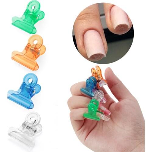 5/10PCS Rusian C Curve Nail Art Isolation Clip Multi Function Nail Pinching Clips Tool Acrylic Nails Modeling Pinchers