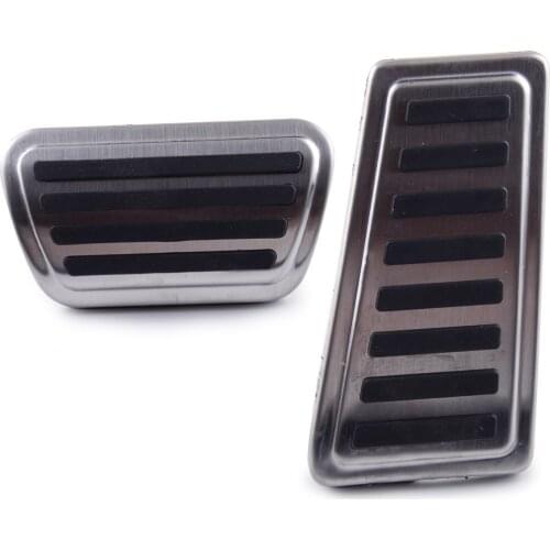 1 Set Car Foot Brake Gas Pedal Pad Cover Fit For Dodge Ram 1500 2500 3500 2019 2020 2021 Accessories