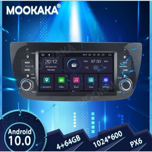 PX6 IPS Android 10.0 4+64G Screen Car Radio For FIAT DOBLO 2010-2015 GPS Navigation Auto Stereo Recorder Head Unit DSP Carplay