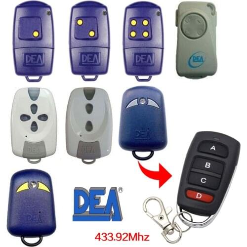 DEA remote control 433.92mhz copy gate garage door DEA MIO TD 2 4 433mhz remote control