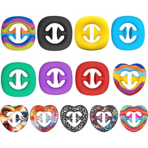 Children Toy Novelty Interesting Finger Toys Hand Grip Stress Reliver Sensory Toy Silicone Finger Exerciser Gripper Trainer