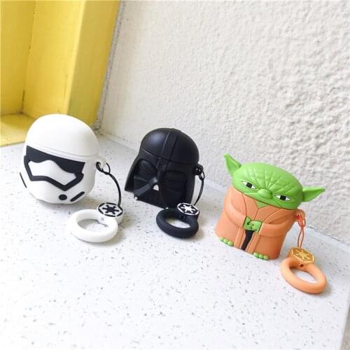 Disney Classic Stormtrooper Yoda Elders For Airpods Pro Case Soft Silicone Star Wars Figures Bluetooth Earphones Cover Cusion