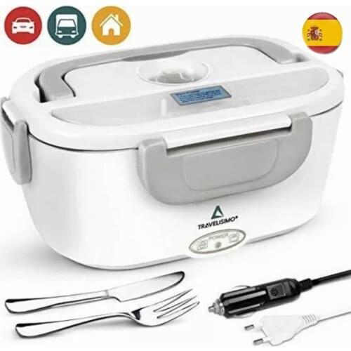 220v,12v24v stainless steel electric Fiambrera.!, 5 liters capacity. 40W. Electric thermos. Warm up in minutes, Thermo