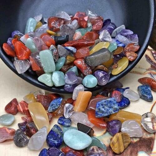 Colorful 100g Natural Mixed Quartz Crystal Stone Rock Gravel Specimen Tank Decor Natural Stones and Minerals