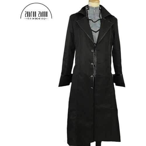 New Game Persona 5 Hero Cosplay Costume Full Set Coat Shirt Pants Gloves For Halloween Party Costume