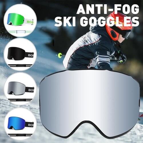 2020 New Anti-Fog Ski Goggles Men Women Double Layers Snowboard Goggles UV400 Protection Ski Mask Glasses Winter Ski Sunglasses