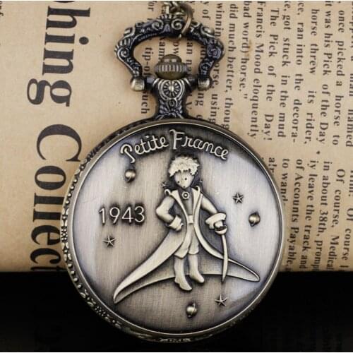 New Fashion Movie Theme Classic Quartz Pocket Watches Necklace Chain for Boys Children
