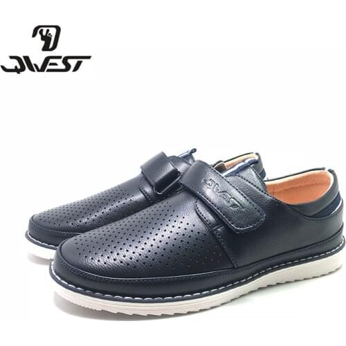 Qwest 2019 Arrival Spring & Autumn sneakers for boys Slip-on Fashion High Quality School shoes size 35-40 92T-JSD-1490/1491