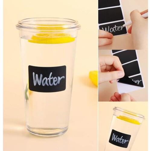 Waterproof Chalkboard Kitchen Spice Label Stickers Home Jam Jar Bottle Tags Blackboard Stickers Convenience Stickers