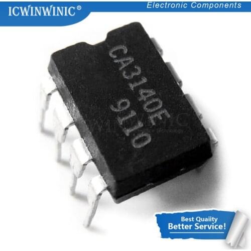 10piece CA3140EZ CA3140 DIP8 DIP 4.5MHz, Operational Amplifier with Input/Bipolar Output CA3140E new original In Stock
