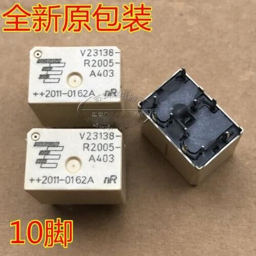 10Pcs V23138-R2005-A403 V23138- R2005-A403 DIP10 Car mount computer board Touareg adjustment direction forward and reverse relay