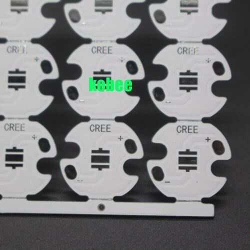 16MM CREE XPE/XPG/XTE/3535 LED white Color PCB/ Aluminu base plate/ Circuit board/ PCB LED board 100pcs/lot