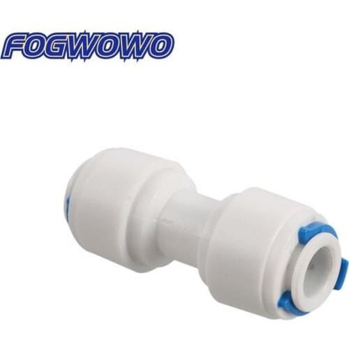 1/4" Slip Lock Straight Quick Connector Atomizing humidification Aquarium Fish Tank Fittings 6.35mm Hose Pipe Accessories 2 Pcs