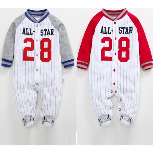 2019 Summer Autumn Baby Boy Girl Romper Newborn Jumpsuit Long Sleeve Cotton Pajamas 0-12 Months Rompers Baby Clothes