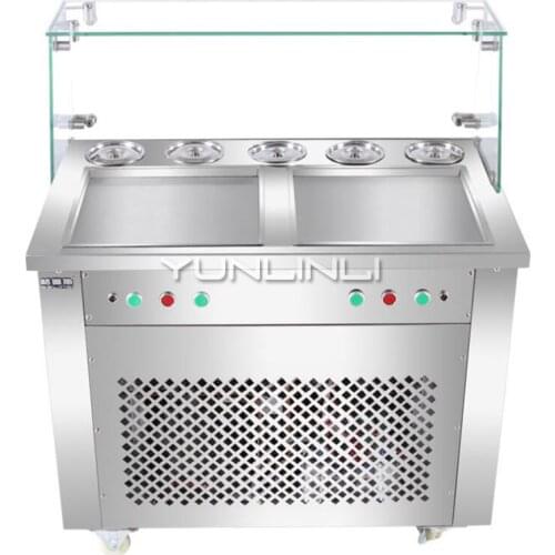 2200W Commercial Ice Cream Mixing Machine Double Control Yogurt Stirring Machine Ice Cream Roll Making Machine HX-CB25S