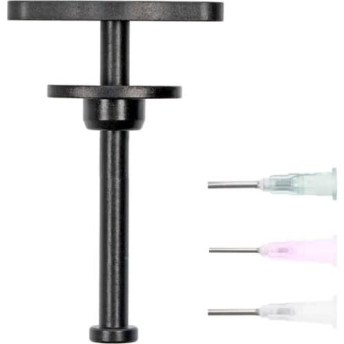 2UUL Welding Oil Booster Metal Push Rod Solves Maintenance Pain Point Needle Barrel Booster Needle Barrel Welding Oil Booster