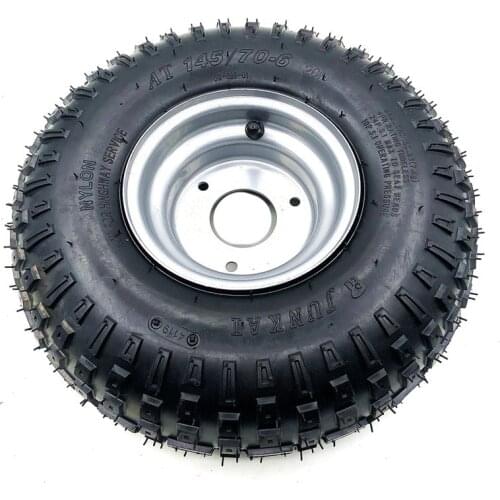 6 Inch ATV Wheel 145/70-6 All Terrain Vehicle Tyre Fit For 50cc 70cc 110cc Small ATV Quad Front Or Rear Wheels