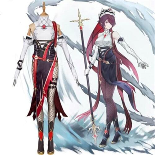 Anime Game Genshin Impact COSplay Sister. Rosalia, Perfect Details, Complete Accessories, Exuding The Charm Of Mature Women
