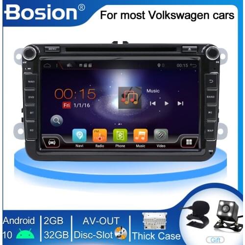 Car multimedia GPS navi Android 10 quad core 2 Din Car DVD For Volkswagen/Golf/Polo/Tiguan/Passat/b7/b6/SEAT/leon/Skoda/Octavia