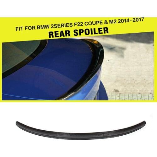 Carbon Fiber Auto Rear Spoiler Trunk Boot Lip Wing Car-Styling For BMW 2 Series F22 220i M235I 228I M2 2014-2017