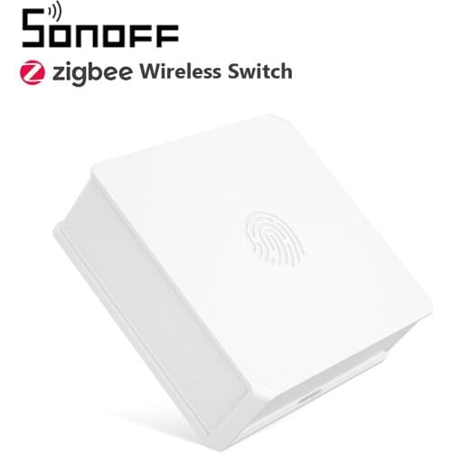 SONOFF SNZB-01 Zigbee Wireless Switch Smart Home Switch Low-Battery Notification on e-WeLink App Work With SONOFF ZBBridge IFTTT