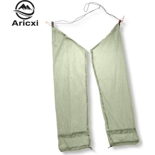 Aricxi New Waterproof Double Silicone Coated Rainproof Folding Pants Trousers Unisex Windproof ultra light Rain Pants