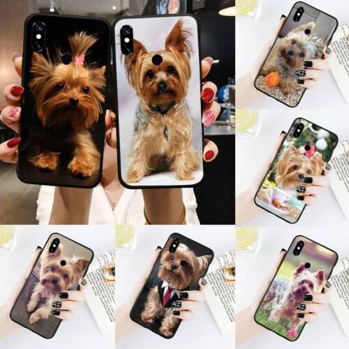 Mini Yorkshire Terrier Dog Phone Case For Xiaomi Redmi Note 4 4x 5 6 7 8 pro S2 PLUS 6A PRO