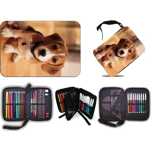 MERCHANDMANIA dog case BEAGLE Brown very School monkey school boy girl pens personalized pens offer
