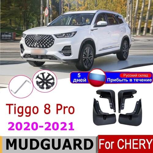 Mudguard For Chery Tiggo 8 Plus Chery Tiggo 8 Pro 2020-2021 Front Rear Fender Mud Flaps Guard Splash Car Accessories 2021 2020