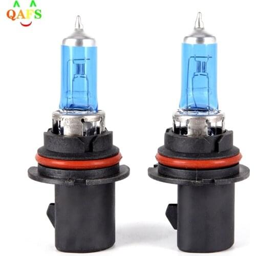 Halogen Lamps Automotive Bulbs Headlights Glass 2pcs / lot 12V Dark Blue White Car 100/80W HB5 9007 Super