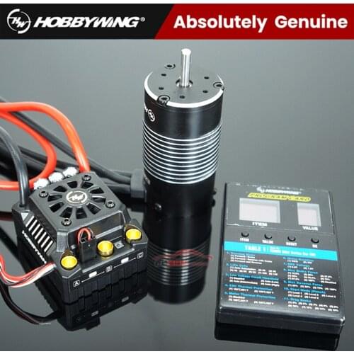 Hobbywing EzRun MAX8 V3 150A Waterproof Brushless ESC T/TRX/XT90 Plug + 4274 2200KV Motor + LED Program Card for 1/8 RC Car Truc