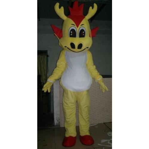 Dragon Mascot Costume Adult Cartoon Character Dinasaur Mascotte Outfit Suit Fancy Dress for Carnival