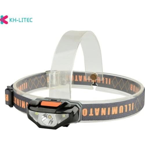 COB Powerful Led Headlamp 3 modes Head lamp Torch Lantern Camping Hunting Headlight Waterproof Fishing Light by 1*AA Battery