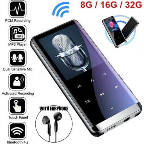 Bluetooth MP3 Player MP4 Media FM Radio Recorder Ebook HIFI Sport Noise Eduction Music Speakers