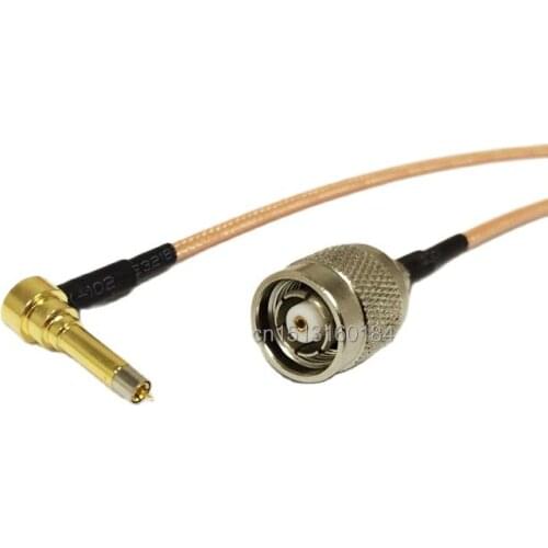 New Wireless Modem Wire RP-TNC Male Plug To MS156 Right Angle Connector RG316 Coaxial Cable Pigtail 15CM 6"