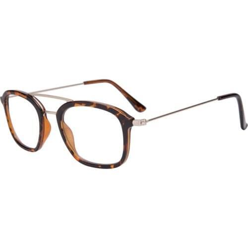 New Fashion PC+Metal Blue Light Blocking Glasses Women Men Computer Glasses Protective Eyeglasses Double Beam Glasses Frames