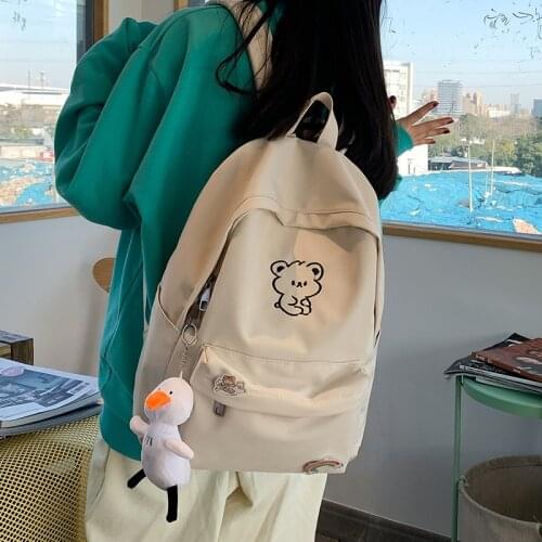 New Waterproof nylon Women Backpack Female Multi Pocket Schoolbag for Teenage girls Travel backpacks large capacity book Mochila