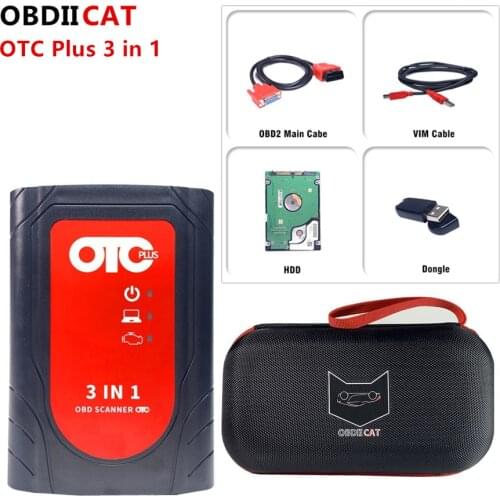OTC Plus 3 in 1 Diagnostic Tools techstream consult 3 plus otc scanner For Nis-sa-n/Tyo-t-a/vid-a di-ce OBD Scanner GTS With HDD