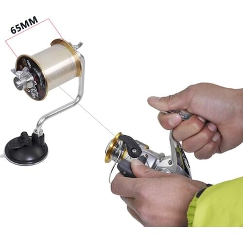 Portable Fishing Line Winder Fishing Reel Spool Spooler System Tackle Tools Fishing Accessories Suction Cup Sea Carp