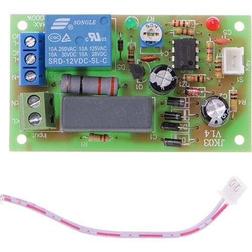 Drop Ship AC 220V Trigger Delay Switch Turn On Off Board Timer Relay Module PLC Adjustable